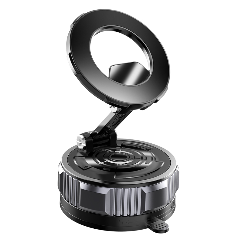 Magnetic Vacuum Suction Universal Folding Phone Holder for Home Office Car Dashboard - Image 2