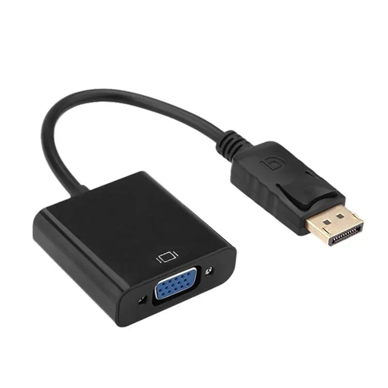 DisplayPort To VGA Adapter 1080p DP Male To VGA Female Converter Cable for Projector TV Computer Laptop PC - Image 2