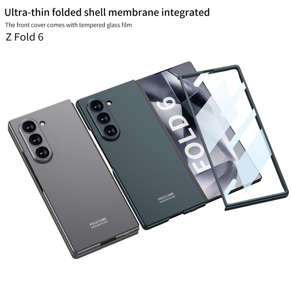 Fshion Magnetic Casing for Samsung Galaxy Z Fold 6 Hard Creative Design Classic Z Fold6 Screen Guard With Ring Stand Phone Case - Image 2
