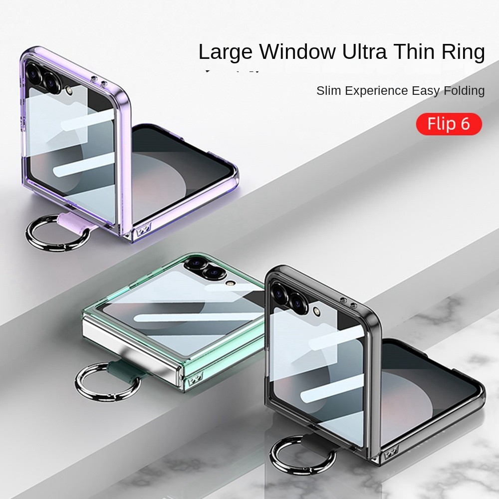 Shockproof Bumper Casing for Samsung Galaxy Z Flip 6 Z Flip7FE Dust Proof Simple Classic Z Flip6 Flip Z 6 Screen Guard Phone Case - Image 2