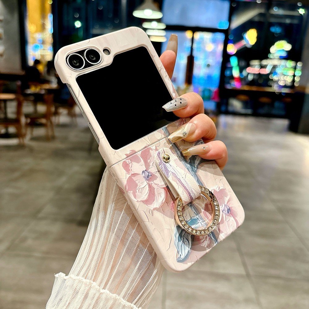 Shockproof Luxury for Samsung Galaxy Z Flip 7 6 5 4 7FE Case Creative Design Rugged Flip5 Flip6 Flip7FE With Ring Holder Phone Casing - Image 3