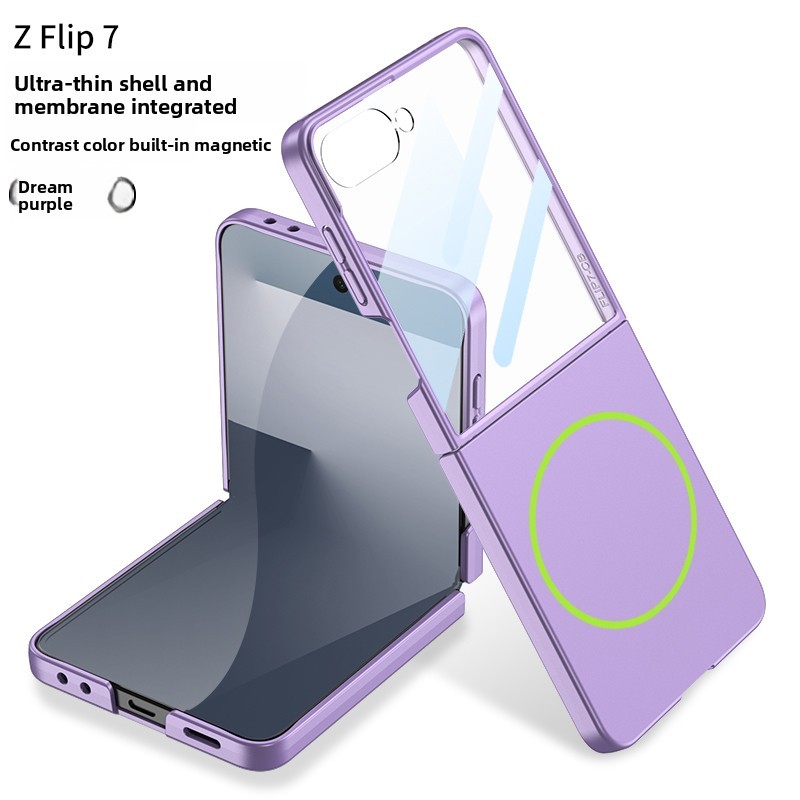 Magnetic Ultra Thin for Samsung Galaxy Z Flip 7 Case Anti-Scratch Candy Color Z Flip7 Flip Z7 Screen Guard Phone Casing - Image 2