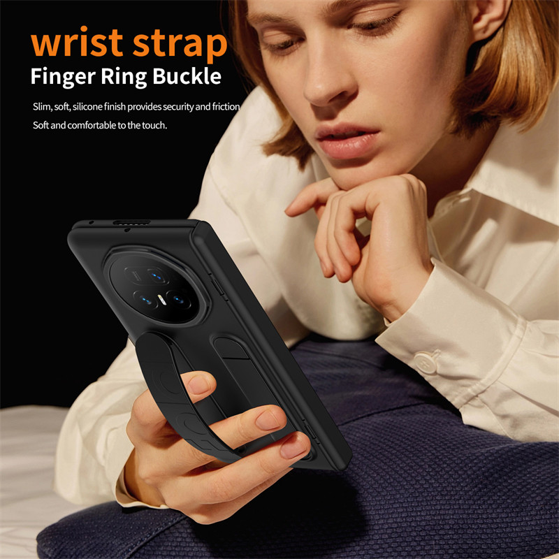 Bumper Anti-fingerprint Business Case for Honor Magic V5 Classic for Honor Magic V5 Wristband Phone Casing - Image 3