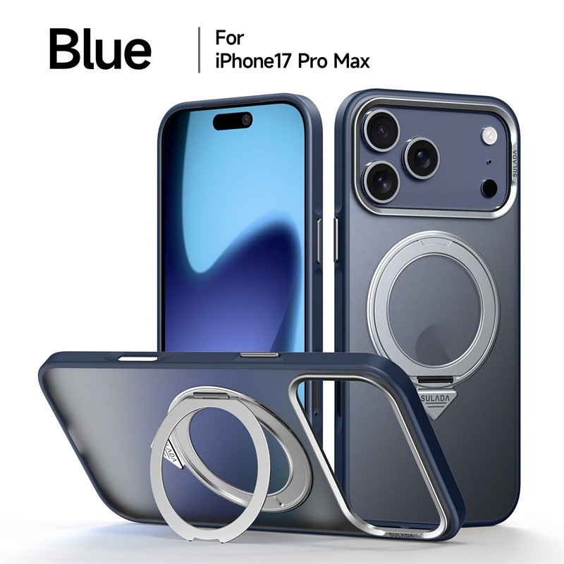 Magnetic for iPhone 17 17Pro 17Pro Max Case Fashion Design iPhone 17 17Pro 17Pro Max With Bracket Phone Casing