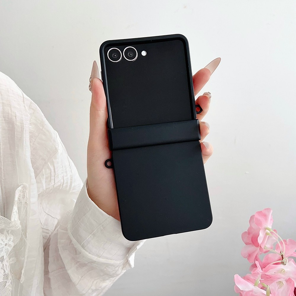 Simple Anti-Dust Case Zflip3 Flip4 Flip5 Flip6 Flip7 FE Hard PC Candy Color for Samsung Galaxy Z Flip 7 6 5 4 3 Back Phone Casing - Image 3