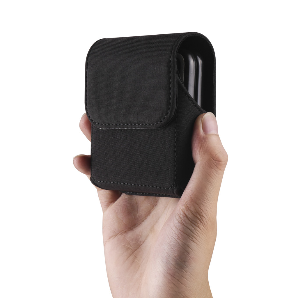 Luxury Nylon Magnet Flip Case For Samsung Galaxy Z Flip 7 3 Flip4 Flip 5 6 7FE Belt Clip Cover