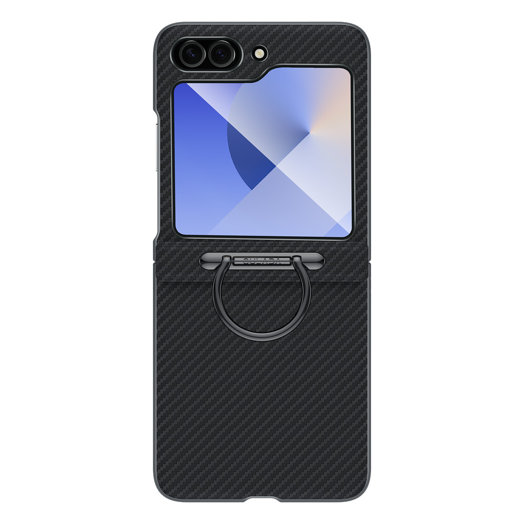 Armor for Samsung Galaxy Z Flip 7 6 5 7FE Case Business Classic Zflip7 7FE Flip6 Flip5 With Ring Holder Phone Casing - Image 2