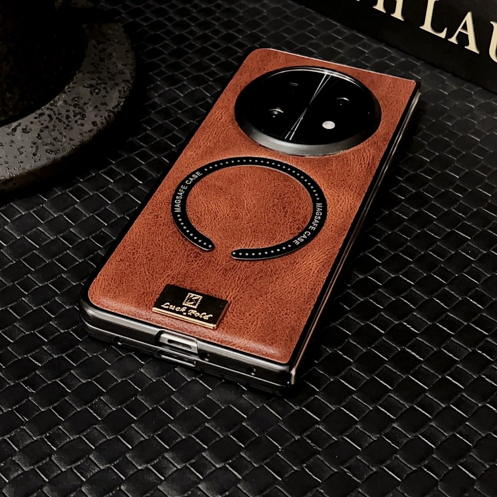 Shockproof Luxury Casing for OPPO Find N5 Elegant Magnetic PU Leather Classic N5 Premium Phone Case - Image 2
