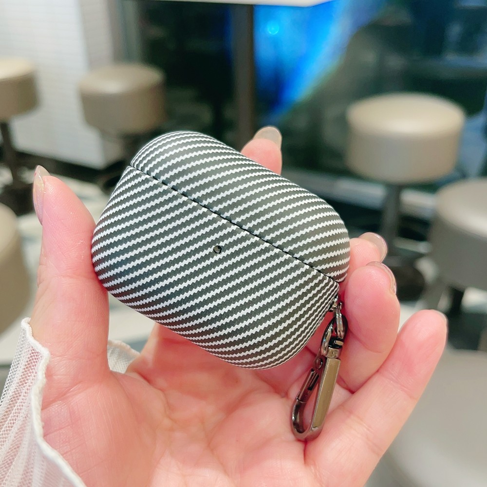 Carbon Fibre Creative Case for AirPods Pro3/Pro Pro2 PC Protective Earphone Casing AirPod 4 4ANC 3 Gen Case AirPods Pro Case AirPods Pro2 Cover - Image 3