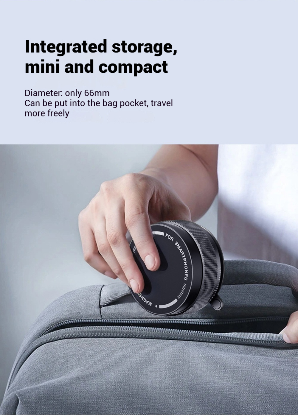 Magnetic Vacuum Suction Foldable 360° Swivel Car Phone Mount for Stable Navigation - Image 2
