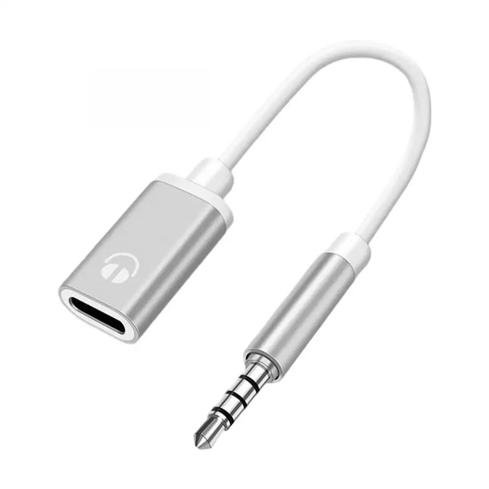 3.5mm Male to Type C Female Auxs Adapter Earphone USB C Cable Headphones Adapter 3.5 Jacks Sound Cables