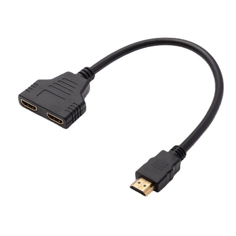 HDMI Splitter 1 Input 2 Output 1080P HDTV Adapter for Laptop TV Box and Monitor - Image 2