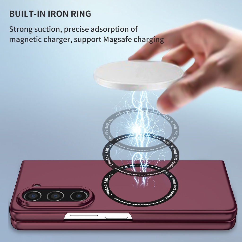 Couple Aesthetic Casing for Samsung Galaxy Z Fold 7 6 Z Fold 5 Dust Proof Z Fold5 Z Fold6 Fold7 Back Phone Case - Image 3