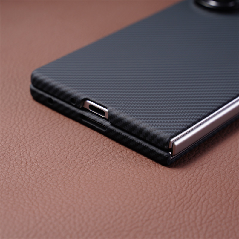 Magnetic Bumper for Samsung Galaxy Z Fold7 Fold6 Z Fold5 Fold4 Fold3 Case Trendy Design Carbon Fibre Z Fold 7 6 5 Premium Phone Casing