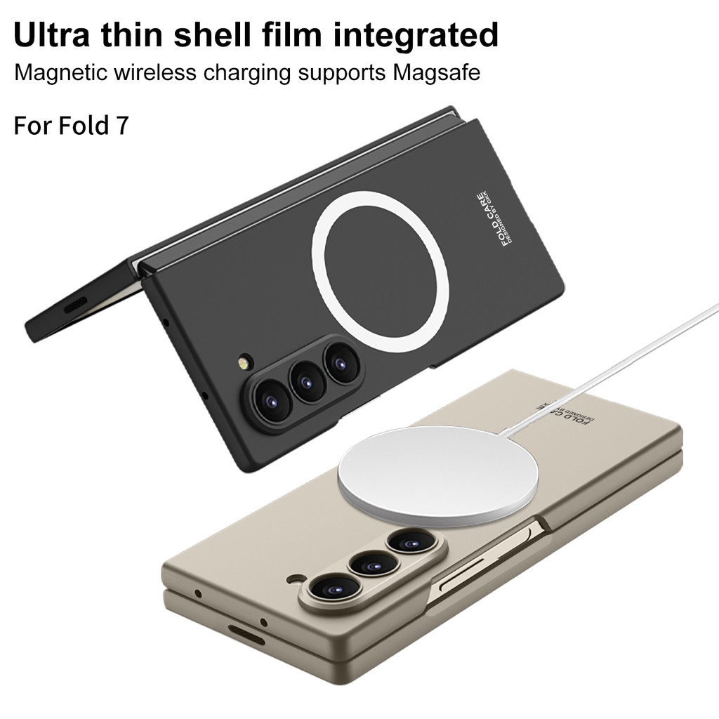 Ultra Thin Wireless Charging Business Case Z Fold 6 5 4 7 Classic for Samsung Galaxy Z Fold6 Z Fold5 Fold4 Fold7 Screen Guard Phone Casing - Image 3
