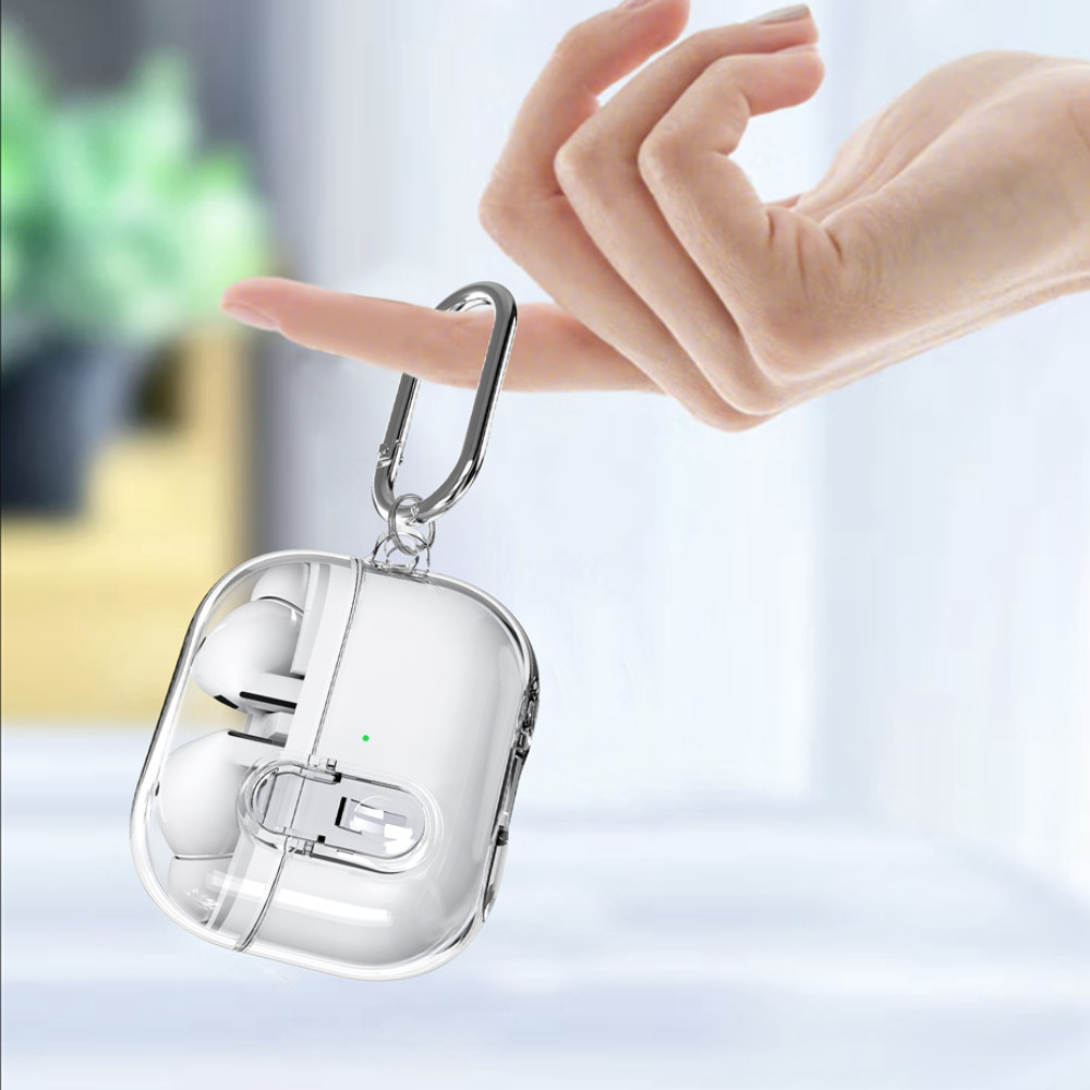 Fashion Beautiful Buckle Case for Samsung Galaxy Buds3 FE Buds 3Pro TPU+PC Transparent Protective Earphone Casing Buds 3Pro Buds3 3FE Cover - Image 2