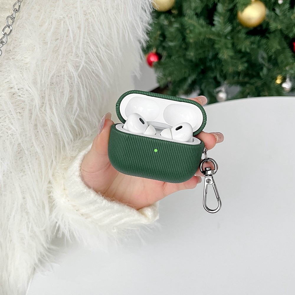 For Airpods Pro3 Case Airpods 4/4ANC Luxury Simplicity Vertical Stripes Bluetooth Earphone Cover Airpods3 Fundas Airpod Pro2 Cover - Image 3
