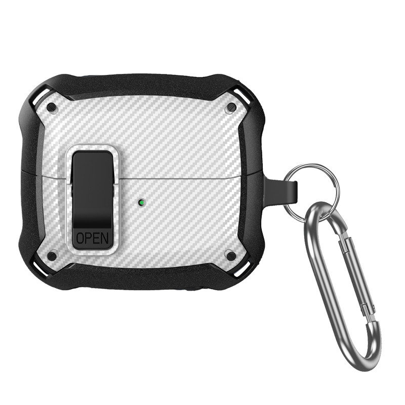 For Samsung for Galaxy Buds 3 Pro/Buds 3/buzz 3 Pro Case TPU+PC Material Shockproof Funda Sleeve With Hook Headphone Case - Image 3