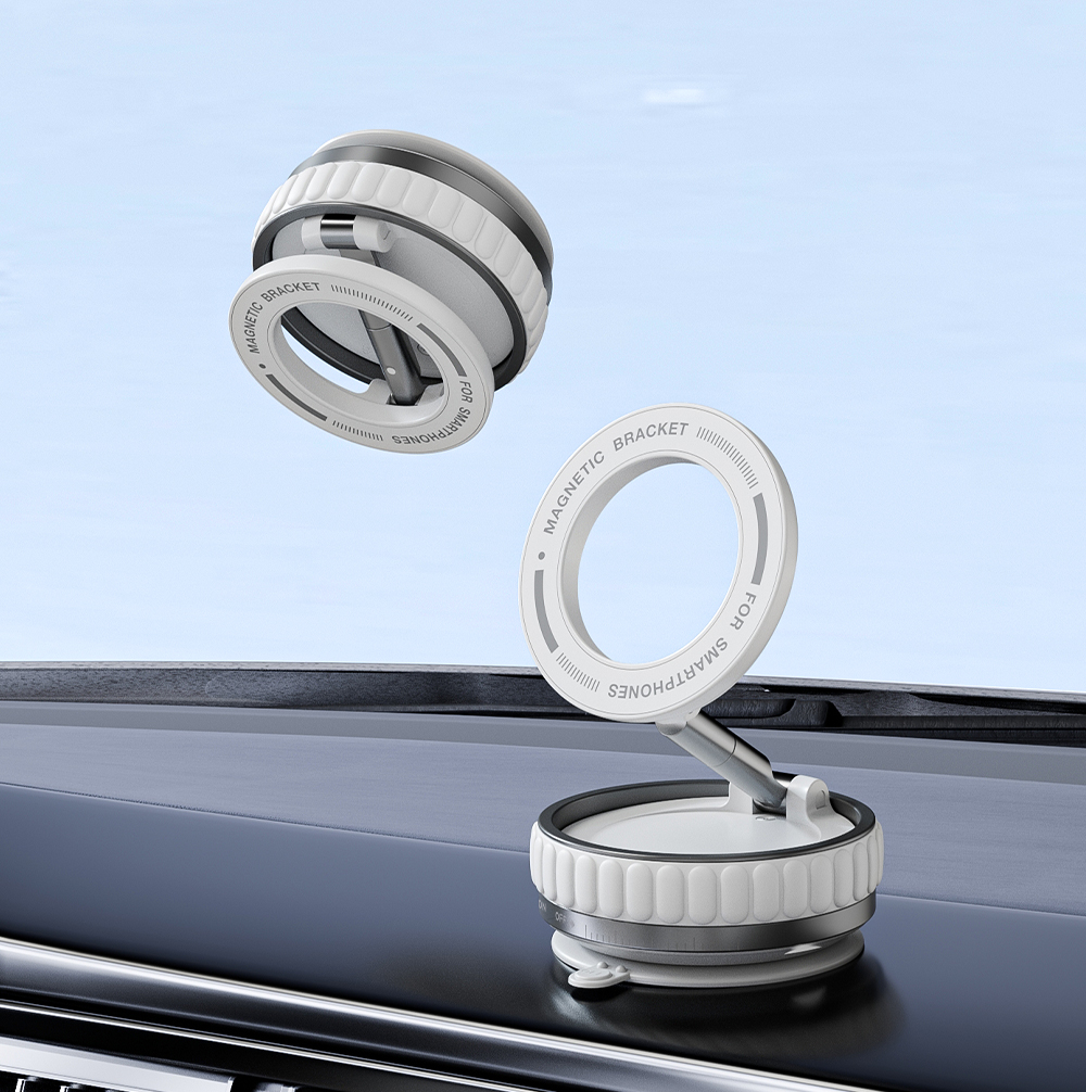 Magnetic Vacuum Adsorption Car Phone Mount with 360 Degree Rotation - Image 4