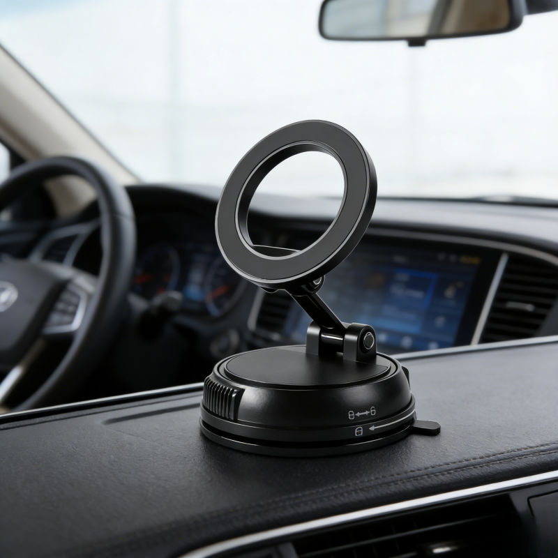 Universal 360° Rotatable Adjustable Magnetic Suction Cup Dashboard Mount Car Mobile Navigation Portable Cell Phone Desktop Holder Stand