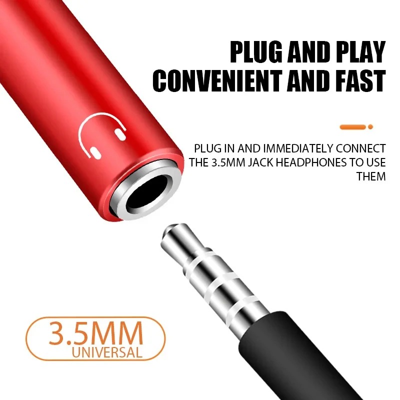 2-in-1 Type-C Hub PD 60W Fast Charging to 3.5mm Headphone Jack Audio Adapter HIFI Stereo Pro - Image 2