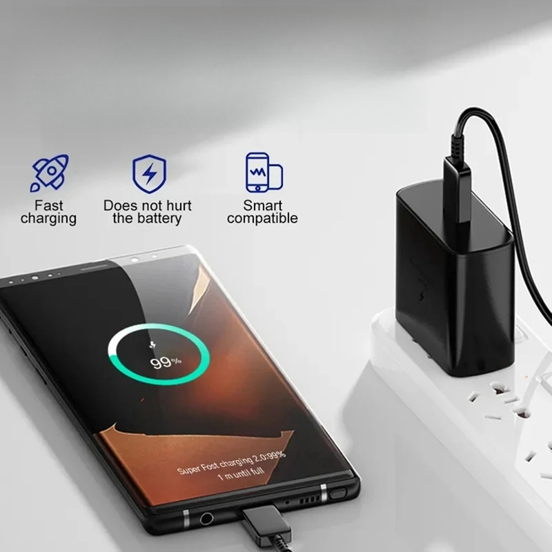 US 45W PD Super Fast Charge USB C Adapter for Samsung Galaxy S25FE S25 S24 Ultra Plus S22 S23 A56 A54 A52s Charging Type C Data Cable - Image 2