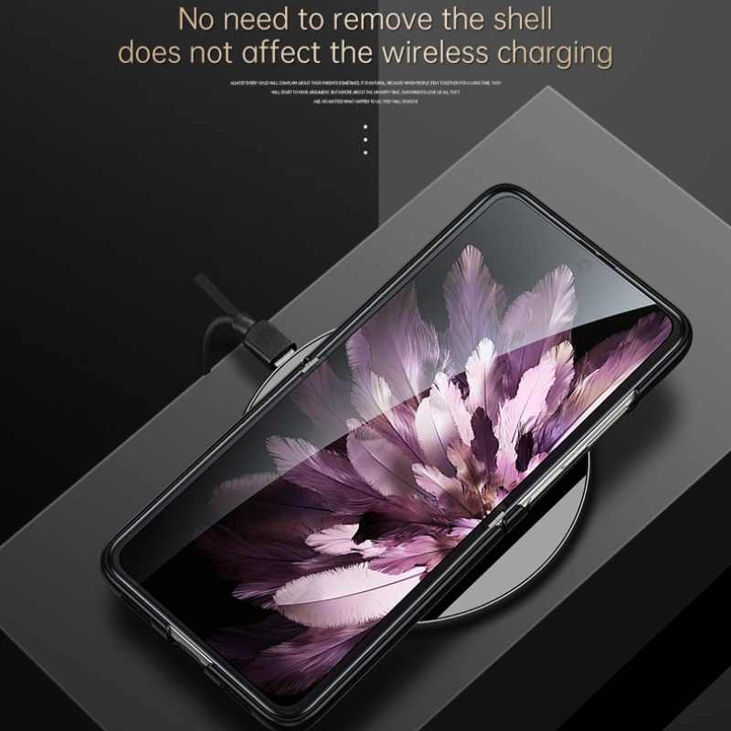 Anti-DROP Foldable Casing Leather Pattern for OPPO Find N3 Flip with Camera Protection Cover Phone Case - Image 2