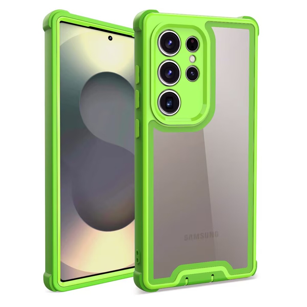 Luxury senior 2in1 sturdy Pc front fram tpu bumper shockproof protective case for Samsung for Galaxy S25 S24 Ultra Plus phone case - Image 2