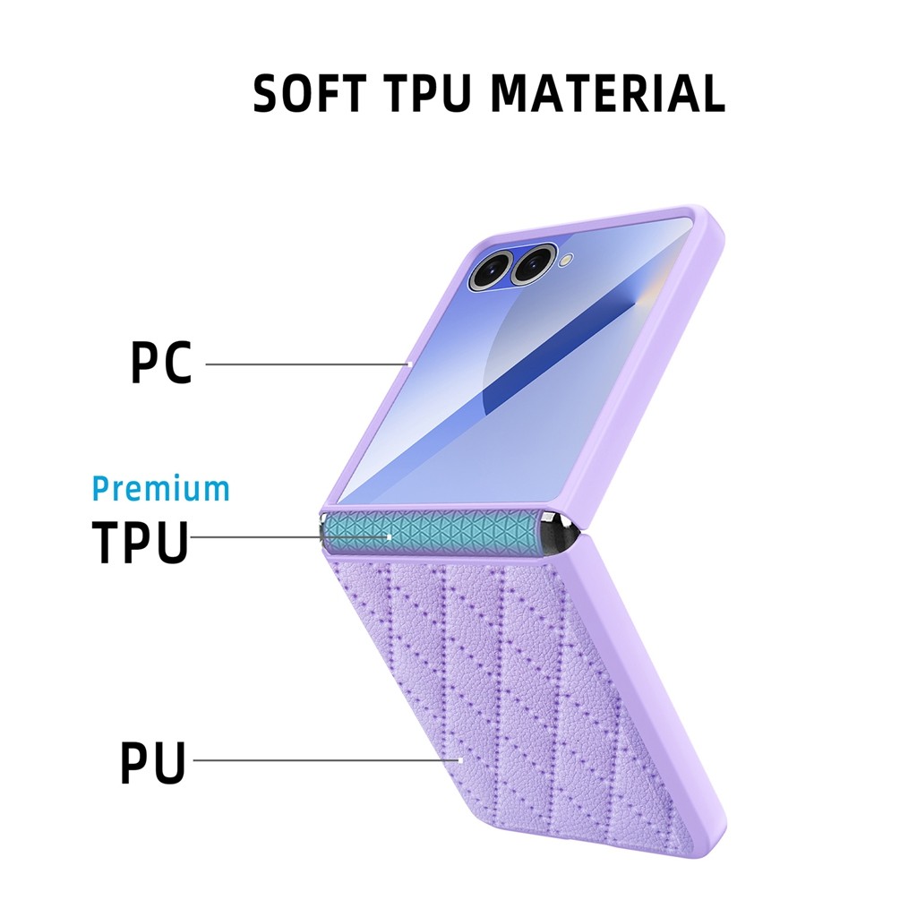 Bumper Camera Protection for Samsung Galaxy Z Flip 7 Case Creative Design Classic Z Flip7 Flip Z7 Back Phone Casing