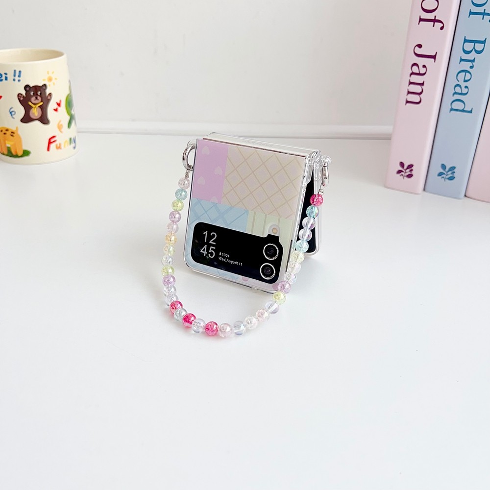 Shockproof Luxury for Samsung Galaxy Z Flip 7 6 5 4 3 7FE Case Snap-On Anti-DROP Colorful Flip5 Flip6 Flip7FE Lanyard Phone Casing