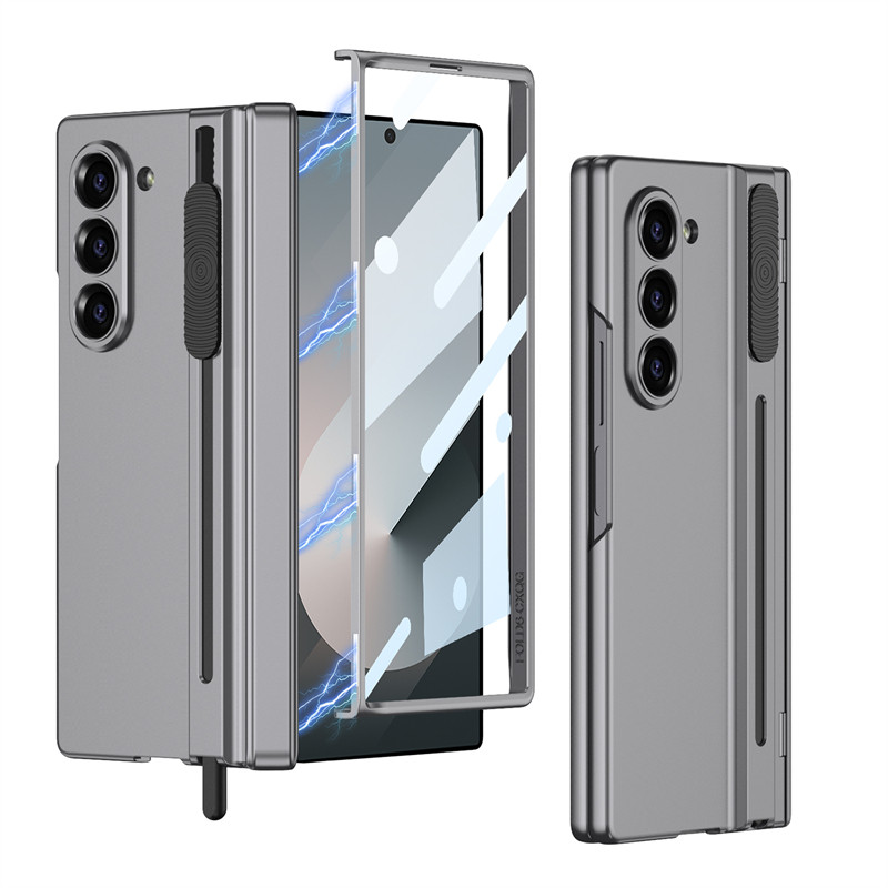 Shockproof Simple Business Anti-DROP Casing Z Fold6 Classic for Samsung Galaxy Z Fold 6 Screen Guard Phone Case