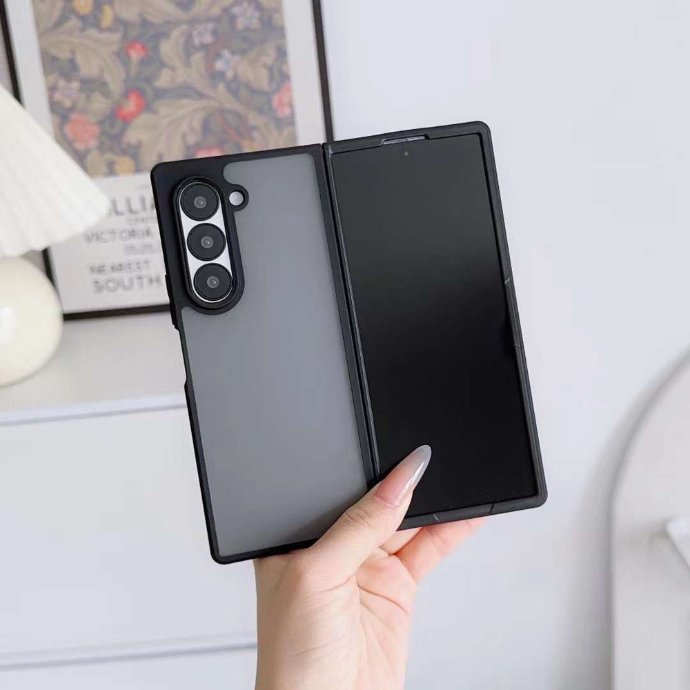 Clear Frosted Business Casing Z Fold 7 6 5 Classic for Samsung Galaxy Z Fold7 Z Fold6 Fold5 Soft Back Phone Case - Image 2