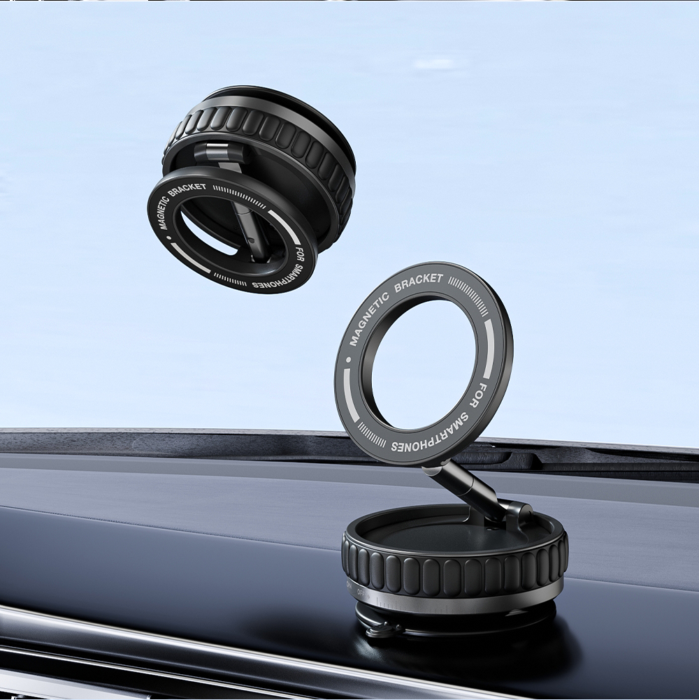 Magnetic Vacuum Adsorption Car Phone Mount with 360 Degree Rotation - Image 5