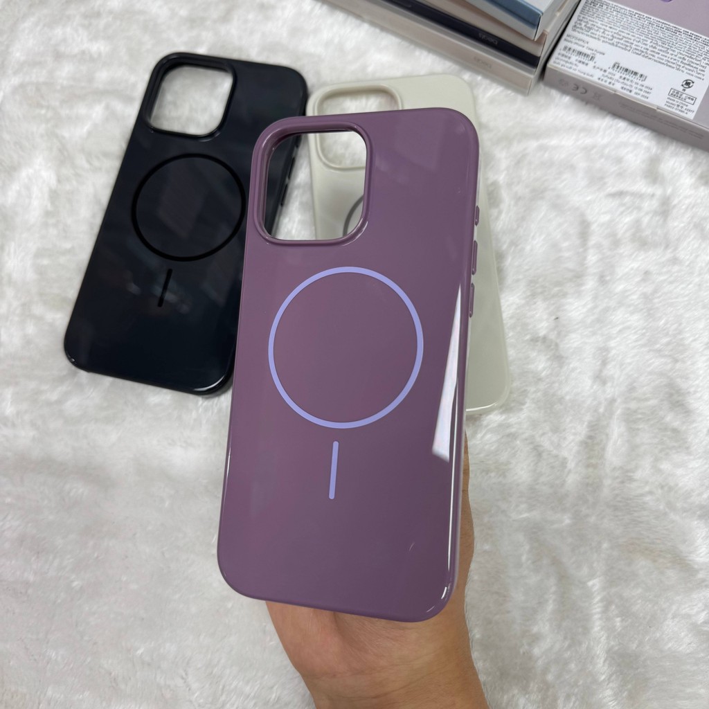 New Photo Button Magnetic Glossy Phone Casing for IPhone 16 Plus 16Promax Durable Premium Phone Case with Package - Image 2
