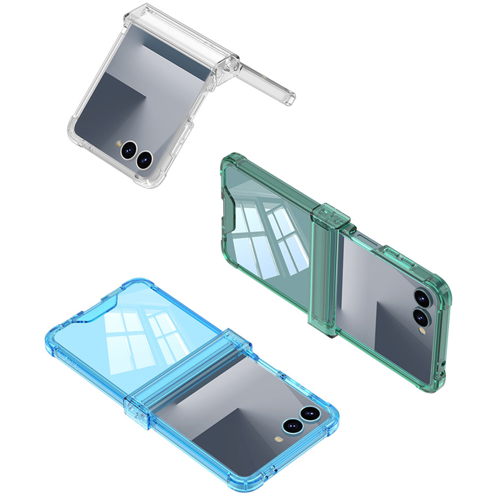 Airbag Cushion Anti-DROP Unique Design Case Z Flip7 Flip Z7 Translucent for Samsung Galaxy Z Flip 7 With Ring Holder Phone Casing - Image 3