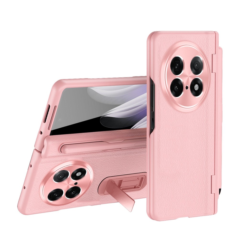 Business Aesthetic Luxury Beautiful Design Simple Casing N5 Finewoven PU Classic for OPPO Find N5 Screen Guard Phone Case - Image 2