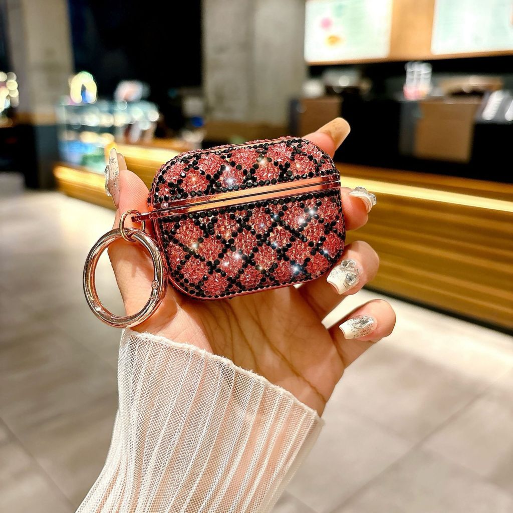 For Airpods 4 Generation 2024 Glitter Diamond Case Diamond Rhinestone For Airpods 1 2 3 Pro Women Bluetooth Headphone Case